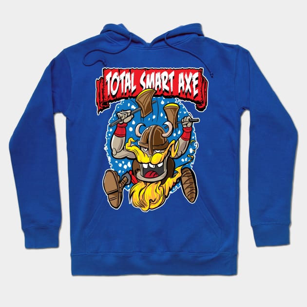 Total Smart Axe Barbarian Hoodie by eShirtLabs